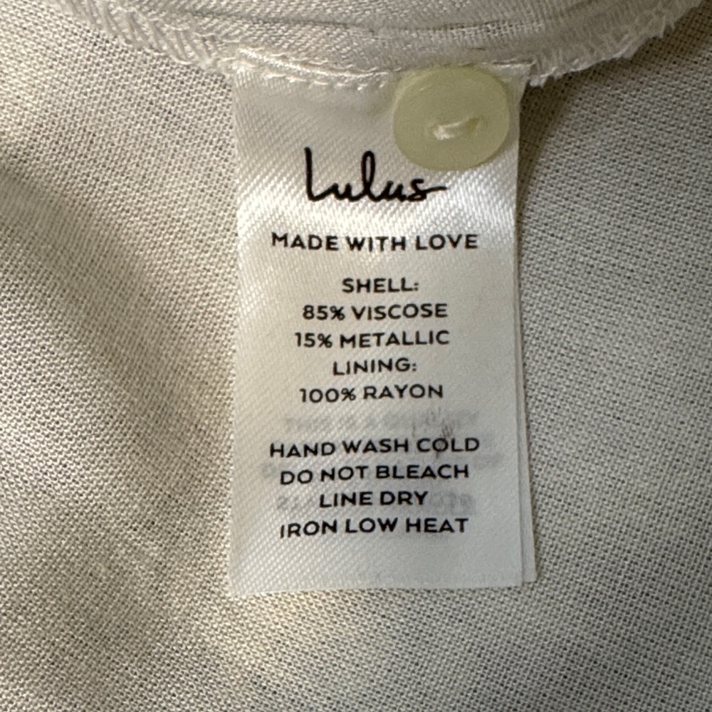 Lulu's Sleeveless Floral Maxi Dress in gold and Cream - Picture 13 of 13